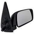 Passenger Side Mirror, Manual Adjust, Manual Folding, Non-Heated, Textured Black, No Signal Light, No Memory, No Puddle Light, No Auto-Dimming, No Blind Spot Feature