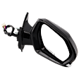 2020 Toyota Prius Prime - Passenger Side Mirror, Power Adjust, Heated, Paintable, Manual Folding, No Signal Light, No Blind Spot Feature, No Memory, No Puddle Light, No Auto-Dim
