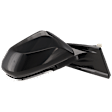 2020 Toyota Prius Prime - Passenger Side Mirror, Power Adjust, Heated, Paintable, Manual Folding, No Signal Light, No Blind Spot Feature, No Memory, No Puddle Light, No Auto-Dim