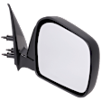 Passenger Side Mirror, Manual Adjust, Non-Heated, Manual Folding, Paintable, No Signal Light, No Memory, No Puddle Light, No Auto-Dim, No Blind Spot Feature