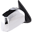 Passenger Side Mirror, Power Adjust, Manual Folding, Non-Heated, Chrome, No Signal Light, No Memory, No Puddle Light, No Auto-Dimming, No Blind Spot Feature