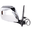 Passenger Side Mirror, Power Adjust, Manual Folding, Non-Heated, Chrome, No Signal Light, No Memory, No Puddle Light, No Auto-Dimming, No Blind Spot Feature