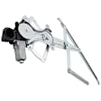 Front, Driver Side Window Regulator, Power, With 6-Prong Connector
