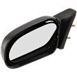 Driver Side Mirror, Manual Adjust, Non-Folding, Non-Heated, Textured Black, No Signal Light, No Memory, No Puddle Light, No Auto-Dimming, No Blind Spot Feature