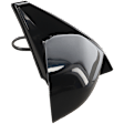 Passenger Side Mirror, Power Adjust, Non-Folding, Non-Heated, Paintable, No Signal Light, No Memory, No Puddle Light, No Auto-Dimming, No Blind Spot Feature