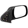 Passenger Side Mirror, Manual Adjust, Manual Folding, Non-Heated, Textured Black, No Signal Light, No Memory, No Puddle Light, No Auto-Dimming, No Blind Spot Feature