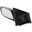 Driver Side Mirror, Manual Adjust, Manual Folding, Non-Heated, Textured Black, No Signal Light, No Memory, No Puddle Light, No Auto-Dimming, No Blind Spot Feature