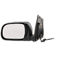 Driver Side Mirror, Power Adjust, Manual Folding, Heated, Textured Black, No Signal Light, No Memory, No Puddle Light, No Auto-Dimming, No Blind Spot Feature