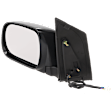 Driver Side Mirror, Power Adjust, Manual Folding, Heated, Textured Black, No Signal Light, No Memory, No Puddle Light, No Auto-Dimming, No Blind Spot Feature
