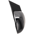 Passenger Side Mirror, Power Adjust, Manual Folding, Heated, Textured Black, No Signal Light, No Memory, No Puddle Light, No Auto-Dimming, No Blind Spot Feature