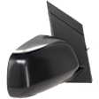 Passenger Side Mirror, Power Adjust, Manual Folding, Heated, Textured Black, No Signal Light, No Memory, No Puddle Light, No Auto-Dimming, No Blind Spot Feature