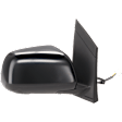 Passenger Side Mirror, Power Adjust, Manual Folding, Heated, Textured Black, No Signal Light, No Memory, No Puddle Light, No Auto-Dimming, No Blind Spot Feature