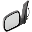 Driver Side Mirror, Power Adjust, Manual Folding, Non-Heated, Textured Black, No Signal Light, No Memory, No Puddle Light, No Auto-Dimming, No Blind Spot Feature