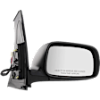 Passenger Side Mirror, Power Adjust, Manual Folding, Heated, Paintable, No Signal Light, No Memory, No Puddle Light, No Auto-Dimming, No Blind Spot Feature