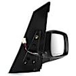 Passenger Side Mirror, Power Adjust, Manual Folding, Heated, Paintable, No Signal Light, No Memory, No Puddle Light, No Auto-Dimming, No Blind Spot Feature