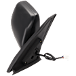 Passenger Side Mirror, Power, Manual Folding, Heated, Paintable, No Signal Light, No Memory, No Puddle Light, No Auto-Dimming, No Blind Spot Feature