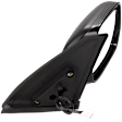 Passenger Side Mirror, Power, Manual Folding, Heated, Paintable, No Signal Light, No Memory, No Puddle Light, No Auto-Dimming, No Blind Spot Feature