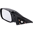 Driver Side Mirror, Power Adjust, Non-Folding, Heated, Paintable, No Signal Light, Memory, Puddle Light, Auto-Dimming, and Blind Spot Feature, For Models Without Navigation System