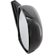 Passenger Side Mirror, Power Adjust, Manual Folding, Heated, Paintable, No Signal Light, No Memory, No Puddle Light, No Auto-Dimming, No Blind Spot Feature