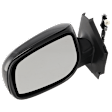 Hatchback Driver Side Mirror, Power Adjust, Non-Heated, Manual Folding, Paintable, No Signal Light, No Memory, No Puddle Light, No Auto-Dim, No Blind Spot Feature