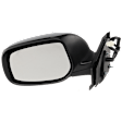Hatchback Driver Side Mirror, Power Adjust, Non-Heated, Manual Folding, Paintable, No Signal Light, No Memory, No Puddle Light, No Auto-Dim, No Blind Spot Feature