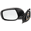 Hatchback Driver Side Mirror, Manual Adjust, Non-Heated, Manual Folding, Paintable, No Signal Light, No Memory, No Puddle Light, No Auto-Dim, No Blind Spot Feature