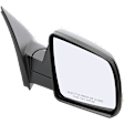 Passenger Side Mirror, Power Adjust, Non-Heated, Manual Folding, Textured Black, No Signal Light, No Memory, No Puddle Light, No Auto-Dim, No Blind Spot Feature
