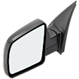 Driver Side Mirror, Manual Adjust, Non-Heated, Manual Folding, Textured Black, No Signal Light, No Memory, No Puddle Light, No Auto-Dim, No Blind Spot Feature