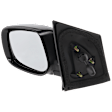 Sedan Driver Side Mirror, Manual Adjust, Non-Heated, Manual Folding, Paintable, No Signal Light, No Memory, No Puddle Light, No Auto-Dim, No Blind Spot Feature