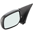 Driver Side Mirror, Power Adjust, Non-Heated, Manual Folding, Paintable, No Signal Light, No Memory, No Puddle Light, No Auto-Dim, No Blind Spot Feature