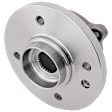 Front, Driver or Passenger Side Wheel Hub, With Bearing, 4 x 3.94 in. Bolt Pattern, FWD
