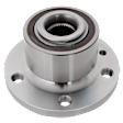 Front, Driver or Passenger Side Wheel Hub, With Bearing, 5 x 4.24 in. Bolt Pattern