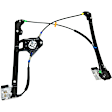 Front, Passenger Side Manual Window Regulator, Without Motor