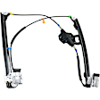 Front, Passenger Side Manual Window Regulator, Without Motor