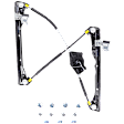 Front, Passenger Side Window Regulator, Power, Without Panel
