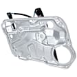 Front, Driver Side Window Regulator, Power, Without Motor, With Panel