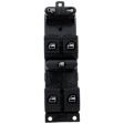 1999-2006 Volkswagen Golf - Front, Driver Side Window Switch, Black, 6-Button