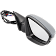 Passenger Side Mirror, Power Adjust, Power Folding, Heated, Paintable, In-housing Signal Light, With memory, No Puddle Light, No Auto-Dimming, No Blind Spot Feature