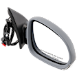 Sedan Passenger Side Mirror, Power Adjust, Heated, Manual Folding, Paintable, In-housing Signal Light, No Memory, No Puddle Light, No Auto-Dim, No Blind Spot Feature