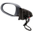 Sedan Driver Side Mirror, Power Adjust, Heated, Manual Folding, Paintable, In-housing Signal Light, No Memory, With Puddle Light, No Auto-Dim, No Blind Spot Feature