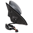 Driver Side Mirror, Power Adjust, Manual Folding, Heated, Paintable, In-housing Signal Light, No Memory, No Puddle Light, No Auto-Dimming, No Blind Spot Feature
