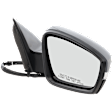 Passenger Side Mirror, Power Adjust, Manual Folding, Heated, Paintable, In-housing Signal Light, No Memory, No Puddle Light, No Auto-Dimming, No Blind Spot Feature