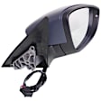 Passenger Side Mirror, Power Adjust, Manual Folding, Heated, Paintable, In-housing Signal Light, No Memory, No Puddle Light, No Auto-Dimming, No Blind Spot Feature