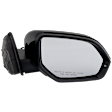 Passenger Side Mirror, Power Adjust, Manual Folding, Non-Heated, Paintable, In-housing Signal Light, No Memory, No Puddle Light, No Auto-Dimming, No Blind Spot Feature