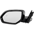 Driver Side Mirror, Power Adjust, Manual Folding, Heated, Paintable, In-housing Signal Light, No Memory, No Puddle Light, No Auto-Dimming, With Blind Spot Detection in Glass