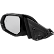 Driver Side Mirror, Power Adjust, Manual Folding, Heated, Paintable, In-housing Signal Light, No Memory, No Puddle Light, No Auto-Dimming, With Blind Spot Detection in Glass