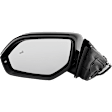 Driver Side Mirror, Power Adjust, Manual Folding, Heated, Paintable, In-housing Signal Light, No Memory, No Puddle Light, No Auto-Dimming, With Blind Spot Detection in Glass