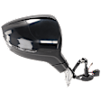 Passenger Side Mirror, Power Adjust, Manual Folding, Heated, Paintable, In-glass Signal Light, No Memory, No Puddle Light, No Auto-Dimming, With Blind Spot Detection in Glass