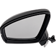 Driver Side Mirror, Power Adjust, Manual Folding, Heated, Paintable, In-housing Signal Light, No Memory, No Puddle Light, No Auto-Dimming, With Blind Spot Detection in Glass