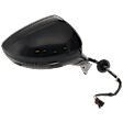 Passenger Side Mirror, Power Adjust, Manual Folding, Heated, Paintable, In-housing Signal Light, No Memory, No Puddle Light, No Auto-Dimming, With Blind Spot Detection in Glass